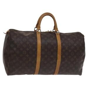 LOUIS VUITTON Monogram Keepall 50 Boston Bag M41426